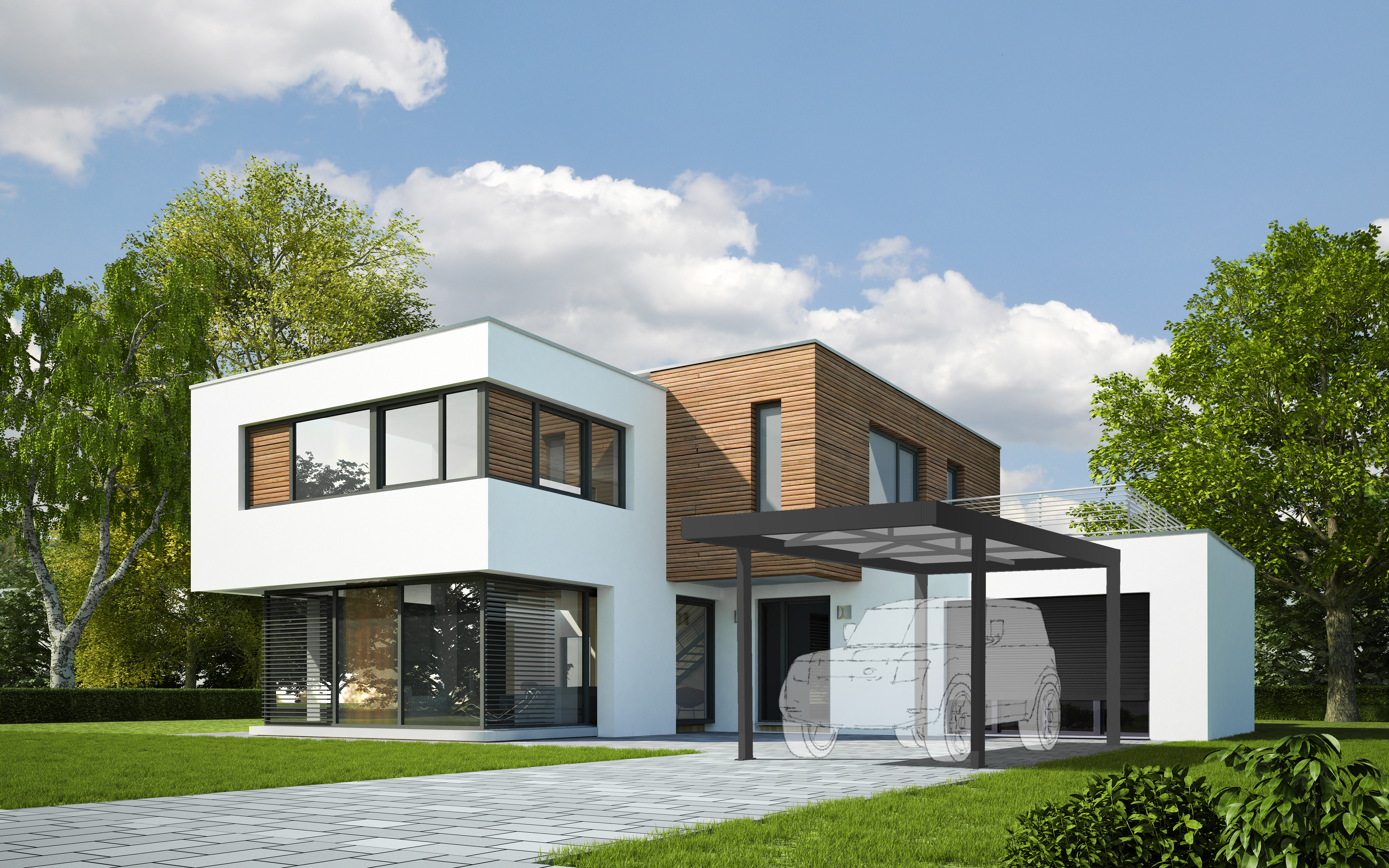 Carport Izicar - Stores Marquises - Abri voiture sur mesure
