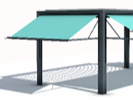 Open'it store à projection pour pergola OPEN