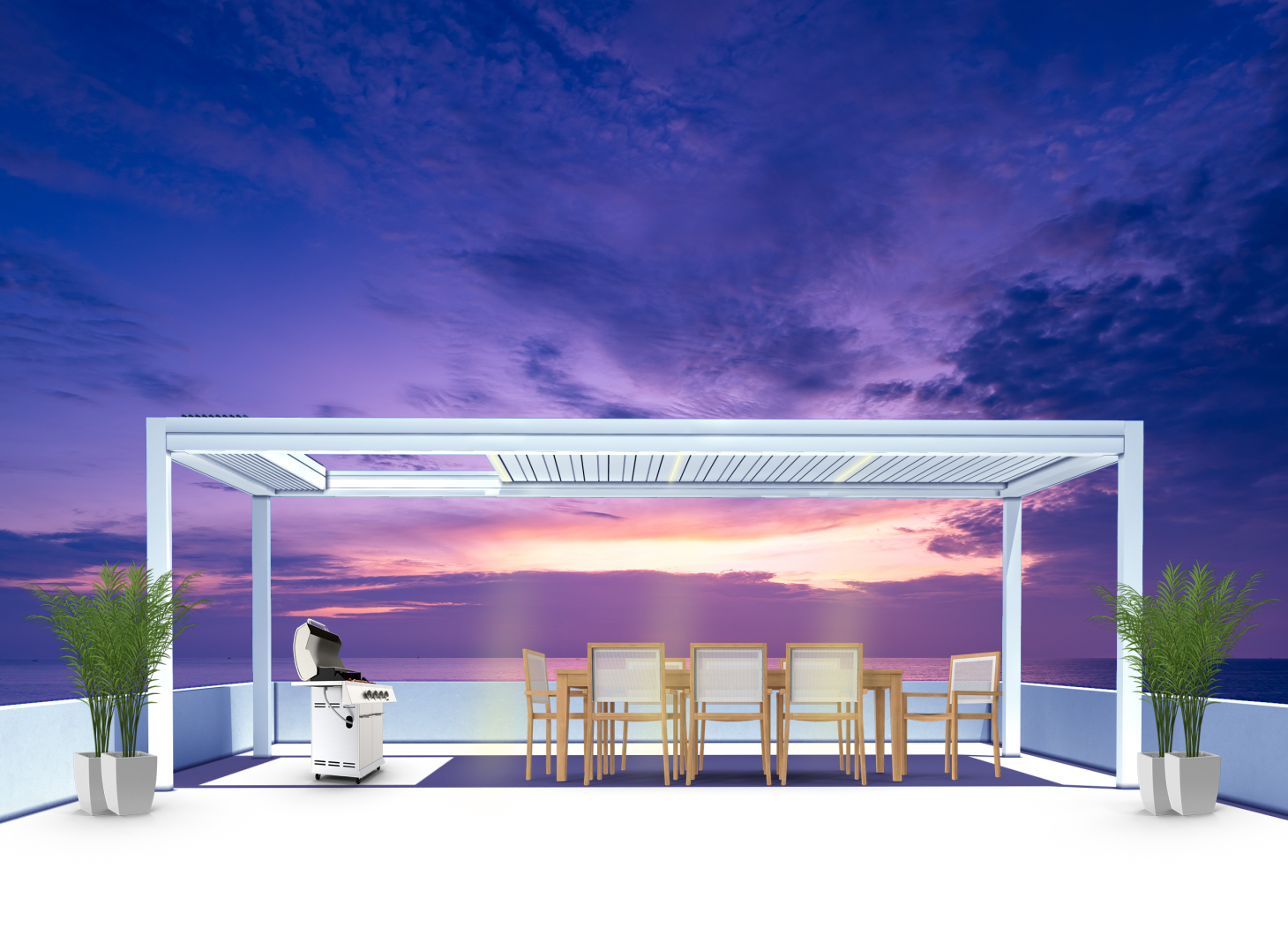 Pergola OPEN'R3 nouveauté et exclusivité Marquises Stores