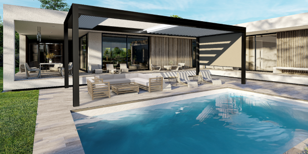 Pergola OPEN'R3 nouveauté et exclusivité Marquises Stores